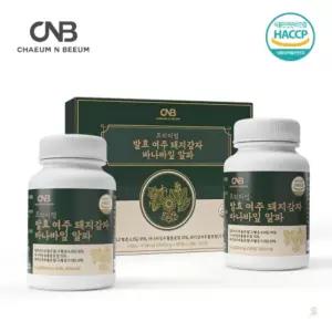 발효 여주 돼지감자 바나바잎 알파 90정 X 2통 선물 명절 추출물