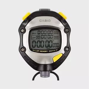 CASIO 카시오 HS-70W-1 스톱워치 초시계 타이머 넥스트랩