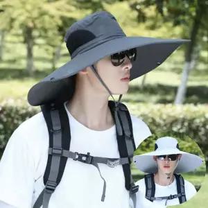 남자 여름 넓은 챙모자 등산 아웃도어 농촌 밭일