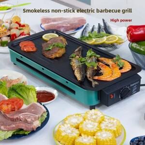 220V 전기 바베큐 그릴 무연 실내 그리들 팬  로스터 (가정용)