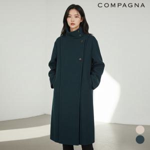 꼼빠니아 터틀넥 더블 코트_CABW1-WCH050