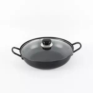경질 복전골 냄비 22cm (유리뚜껑포함) 업소용 주방 전골 냄비