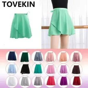 성인 쉬폰 발레 투투 댄스 스커트 여성 체조 랩 훈련 falskirts fa