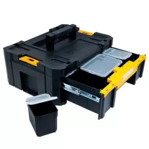 디월트-1단서랍형 티스텍 공구함 Tstak DWST17803 9.5L (1EA)가방 손잡이함 다용도함 작업용함 간편함 상자