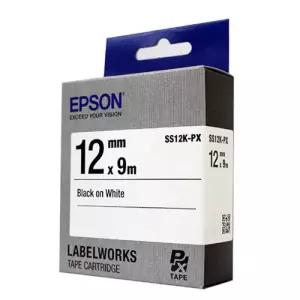 EPSON 라벨프린터리본(SS12K)백색 흑문자 [BBW26838]