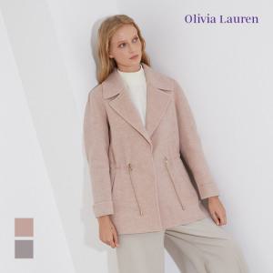 올리비아로렌 [OLIVIA LAUREN] 허리 스트링 하프코트_VOCFU3S1121