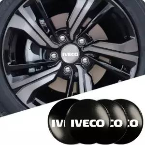 자동차휠캡 로고가 자동차 휠 센터 캡 스티커 배지 Iveco Daily IV V VI Van EcoDaily 액세서리 방수