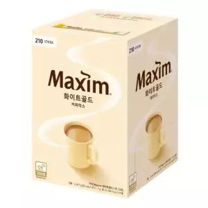 맥심 화이트골드 커피믹스 11.7gx210T 식음료 음료수 전통차 건강음료 티백