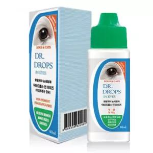 닥터드롭스 눈물자국세정제 반려동물 아이클리너 60ml 1P 강아지 고양이 눈세정제