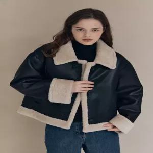 [BCBG][올앤선드리] 인조퍼 무스탕 자켓 A5WAF811_DG