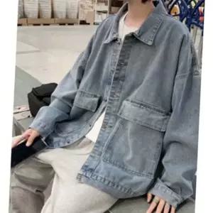 루즈핏 여자 오버핏 청 자켓 캐주얼 여성 데님 자켓 간절기