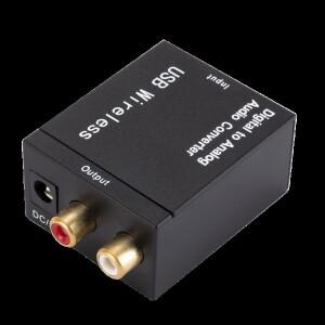 디지털-아날로그 오디오 변환기 Bluetooth 호환 광섬유 Toslink 동축 신호-RCA R/L 디코더 SPDIF DAC