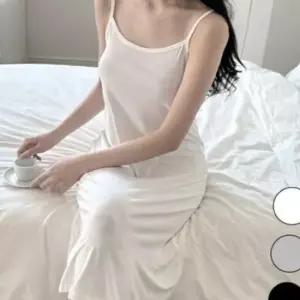 홈웨어 원피스 여성 슬립 나시 여름 파자마 무지