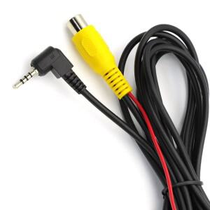1Pcs 후면보기 카메라 연결 케이블 RCA 여성 2.5mm AV 변환기 자동차 역방향 주차 DVR