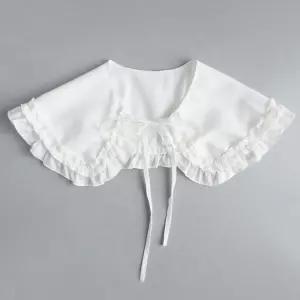 여자 러블리 이너 블라우스 페이크카라 빅카라 2color 러플