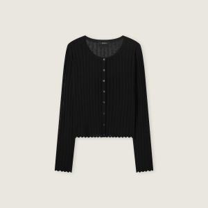 [로엠] 린넨 긴팔 골지가디건 RMCKG25R98