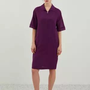 [올리비아로렌]배색 스티치 원피스_VOCOA4M5111_KG