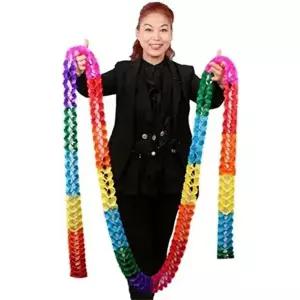 고품질 마술 종이 꽃 마술 스트레치 플라워 스테이지 휴대용 색종이 어린이 도구 마술종이꽃 WFPKA1G