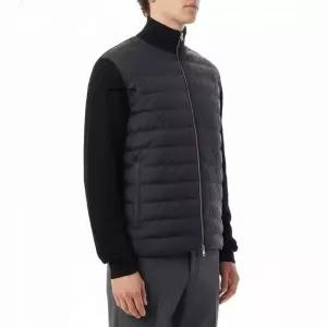 MONCLER 패딩 집업 카디건 울 캐시미어 25FW