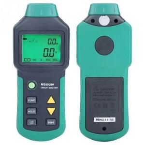 AC100-240V MASTECH MS5908A/MS5908C LCD 회로 분석기 전압 GFCI 미터가 있는 테스터 mastech ms6818 소켓