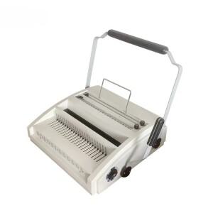 2IN 1 수동 나선형 와이어 바인딩 기계 ST870 금속 펀칭 구멍 사진 앨범 A4 A5 종이 3x8mm