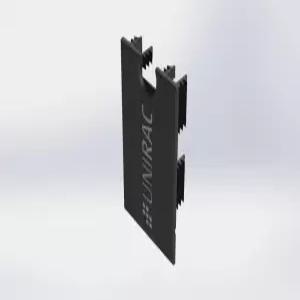 UNIRAC GFT 레일 엔드 캡. 100대 사례
