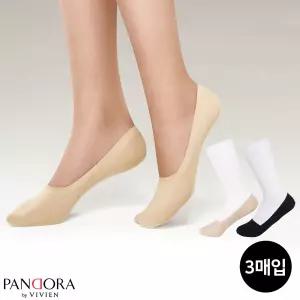 [판도라by비비안]판도라by비비안 땀흡수 면원단 풋커버 3매입 psk1092