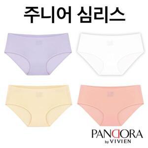 [하프클럽/비비안]주니어 무봉제 심리스 삼각팬티1종(PPT1866)