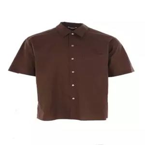 25SS 오라리 반팔 셔츠 A25SS03TL DARK BROWN DOM