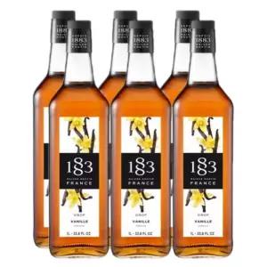 1883 바닐라시럽 1000ml x 6병 커피 카페 시럽