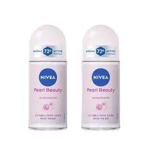 니베아 데오드란트 롤온 펄앤뷰티 50ml X 2개