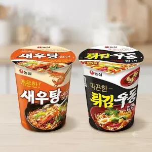 새우탕컵 12개 + 튀김우동컵 12개 (총24개)