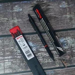 로트링 rapid PRO 2.0mm 메탈 홀더 심 세트 제도 드로잉 문구 필기
