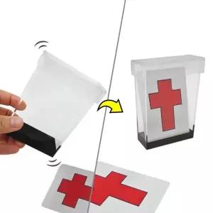 나타나는카드 나타나는 상자 하트 기믹 십자가 JL매직 마술 Cross (JL Box)