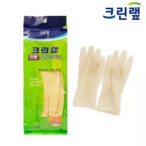 크린랩 간편 고무장갑 10켤레