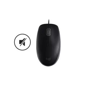 유선 광마우스 M110 무소음 블랙 USB 1000DPI 편안한 그립감