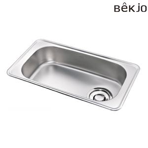 백조씽크 SJS850 언더 씽크볼 사각 점보 싱크볼