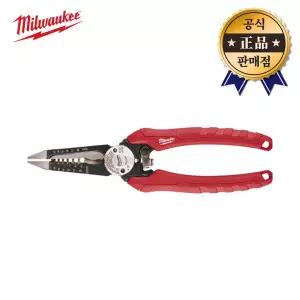 와이어스트리퍼 48 22 3079 다용도 볼트커터 197mm멀티 컷팅 플라이어 리머 밀워키
