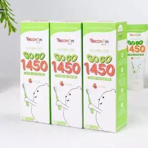 예꼬맘 고고 불소 1450 어린이 치약 60g+15g 3개