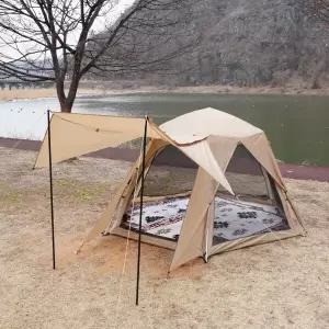 카르닉 빅스페이스 특대형 자동 원터치 그늘막 텐트 감성 캠핑 쉘터 오트베이지
