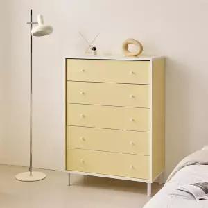 [NAMUDDL]나무뜰 마몽 E0 양면 서랍장 800 5단 OWF103C
