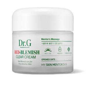 Dr.G 닥터지 레드블레미쉬 클리어 크림 70ml 식물유래 붉은기 진정 솔루션 수분량증가 촉촉피부 수분크림 나이트 수면팩 병풀추출물