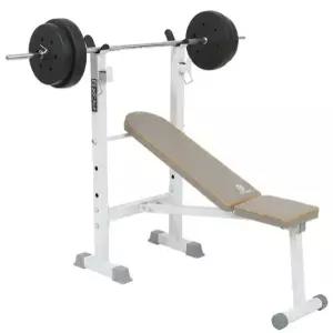 반석스포츠 비에스 헬스용품 그랜드 벤치프레스 70kg 세트 중봉 150cm + PVC바벨 60kg)
