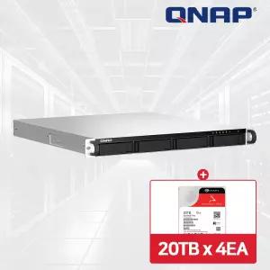 QNAP TS-464U-RP-8G NAS 4베이 아이언울프프로 80TB [20TBx4] HDD 포함