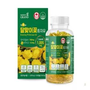 달맞이꽃종자유 1005MG X 180캡슐 퓨어 식물성
