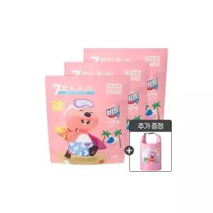 비트 캡슐세제 울트라 콤팩트 프레시오션향(핑크) 40입 3개+드라이백