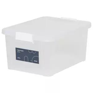 창신리빙-리빙박스 19.5L 315x440x210mm (1EA)/플라스틱/박스/소품/플라스틱함/창고/책/가정용/수납/정리함