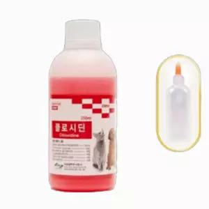 클로르헥시딘 고양이 강아지 소독약 귀염증 습진 곰팡이 피부병 상처 소독제