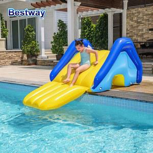 BESTWAY 52453 팽창식 수영장 워터 슬라이드 47 24 스프링클러 00 내장 풀사이드
