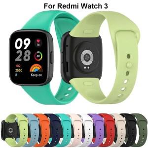 Redmi Watch 3 용 스마트 시계 스트랩 Xiaomi Lite/액티브 액세서리 밴드 실리콘 스포츠 손목 팔찌